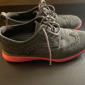 Cole Haan Suede Wing Tip